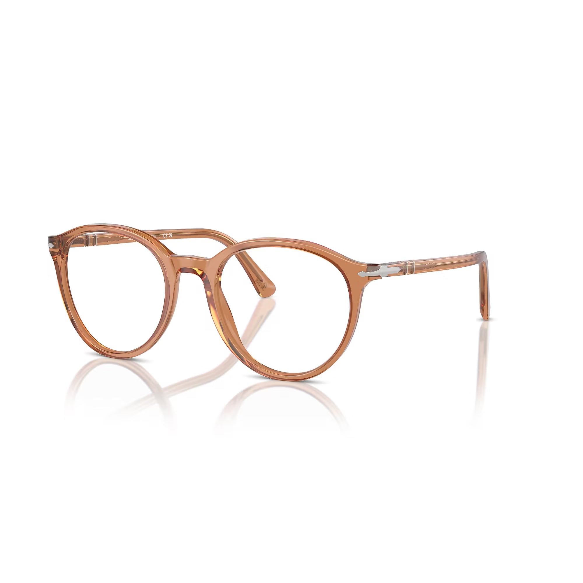Persol™ PO3353V 1213 53 - Marrom Transparente