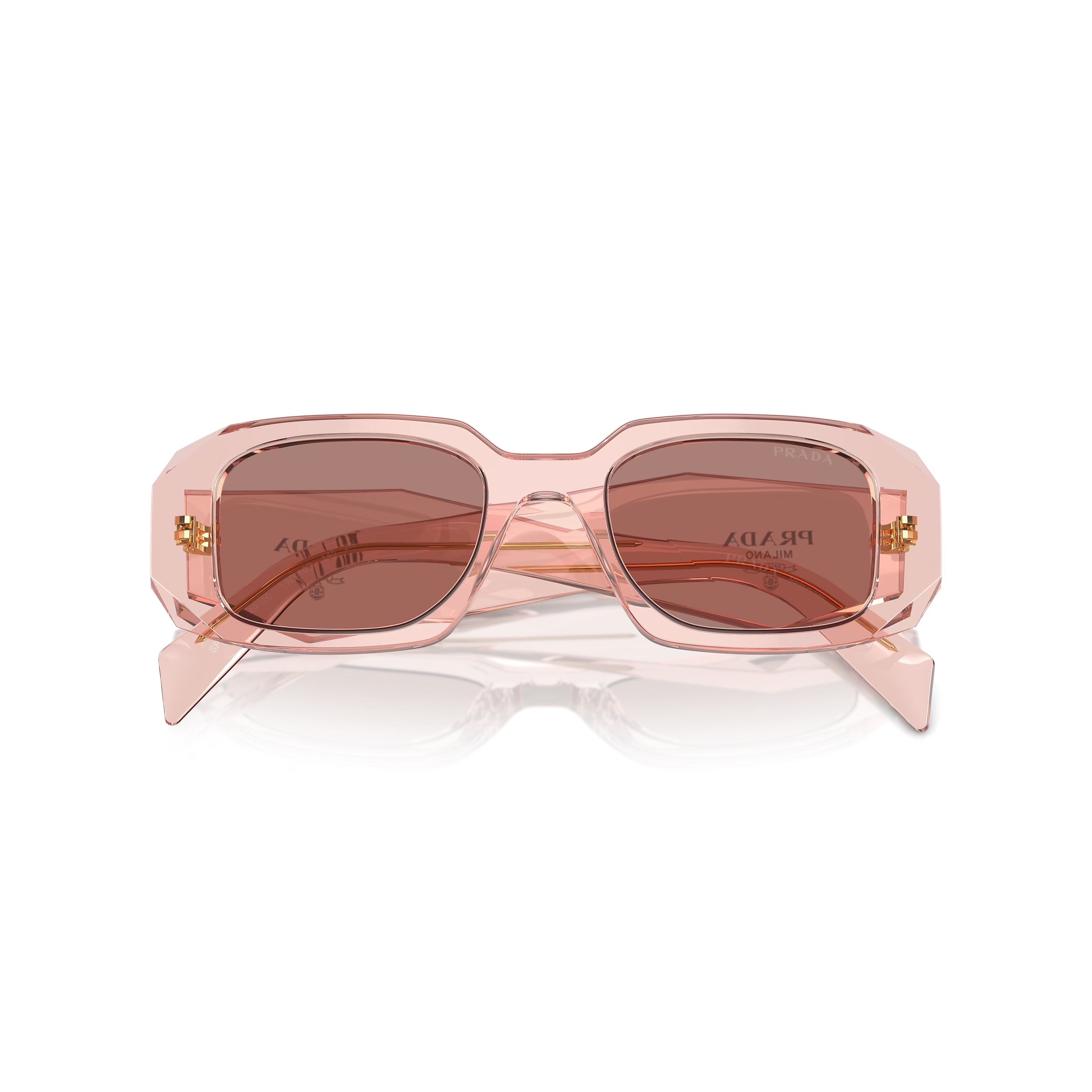 Prada PR 17WS 19Q10D 49 - Pêssego Transparente