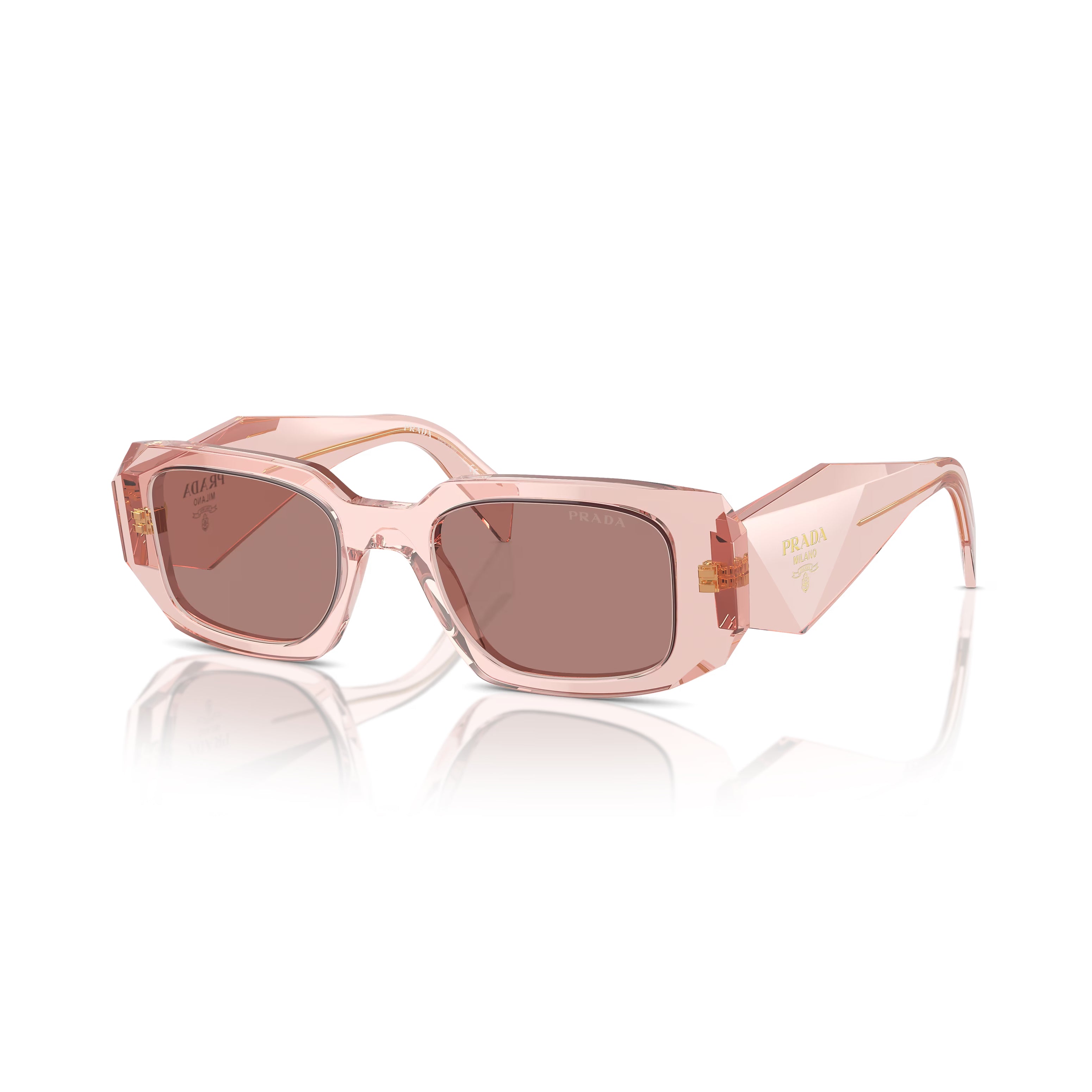Prada PR 17WS 19Q10D 49 - Pêssego Transparente