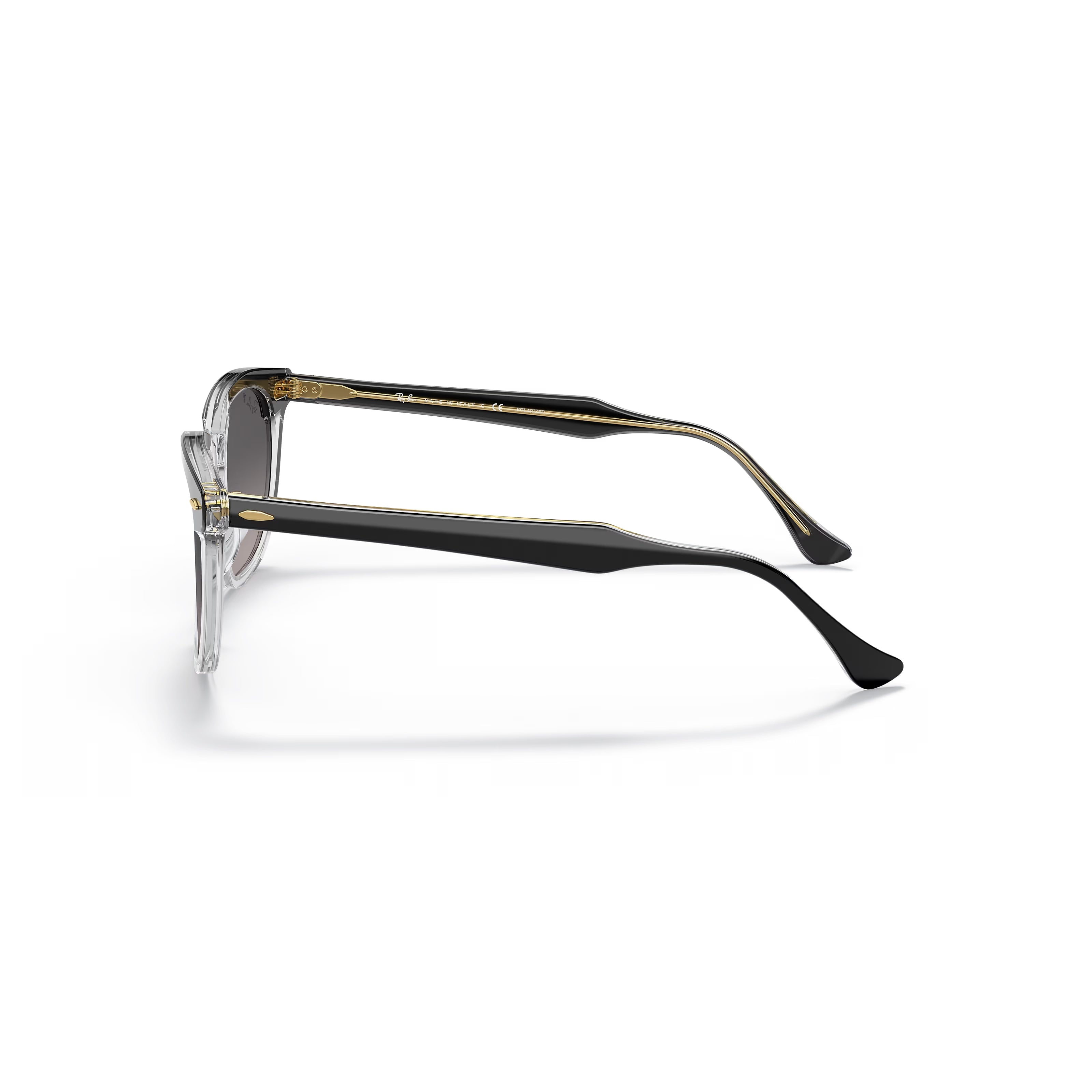 Ray-Ban™ Hawkeye RB2298 1294M3 50 - Preto sobre Transparente