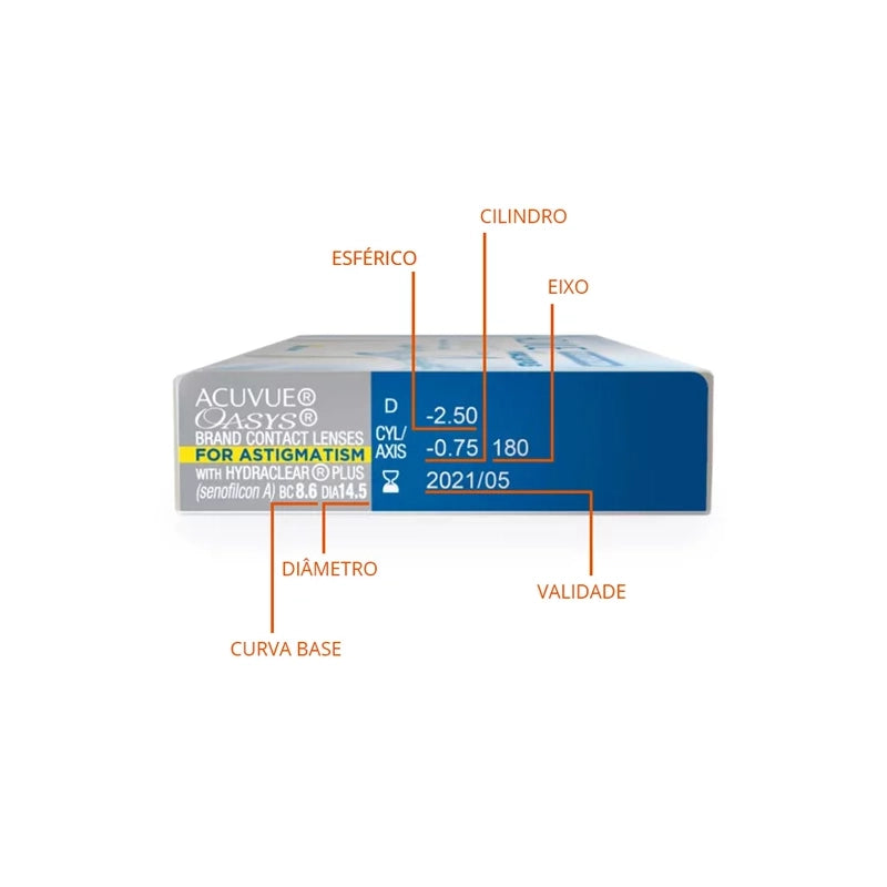 Acuvue®️ Oasys Astigmatismo (Prolongado)