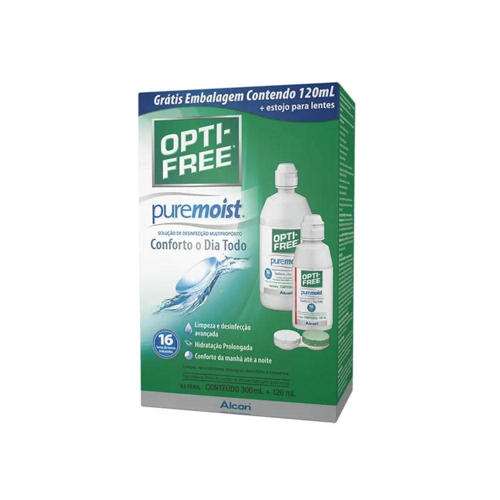 Opti-Free Puremoist Solução para Lentes de Contato 90ml