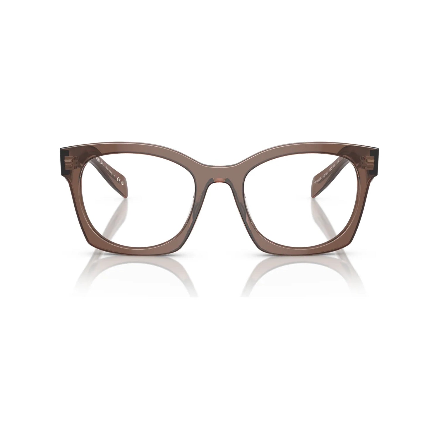 Prada PR A05V 17O1O1 50 - Marrom Transparente