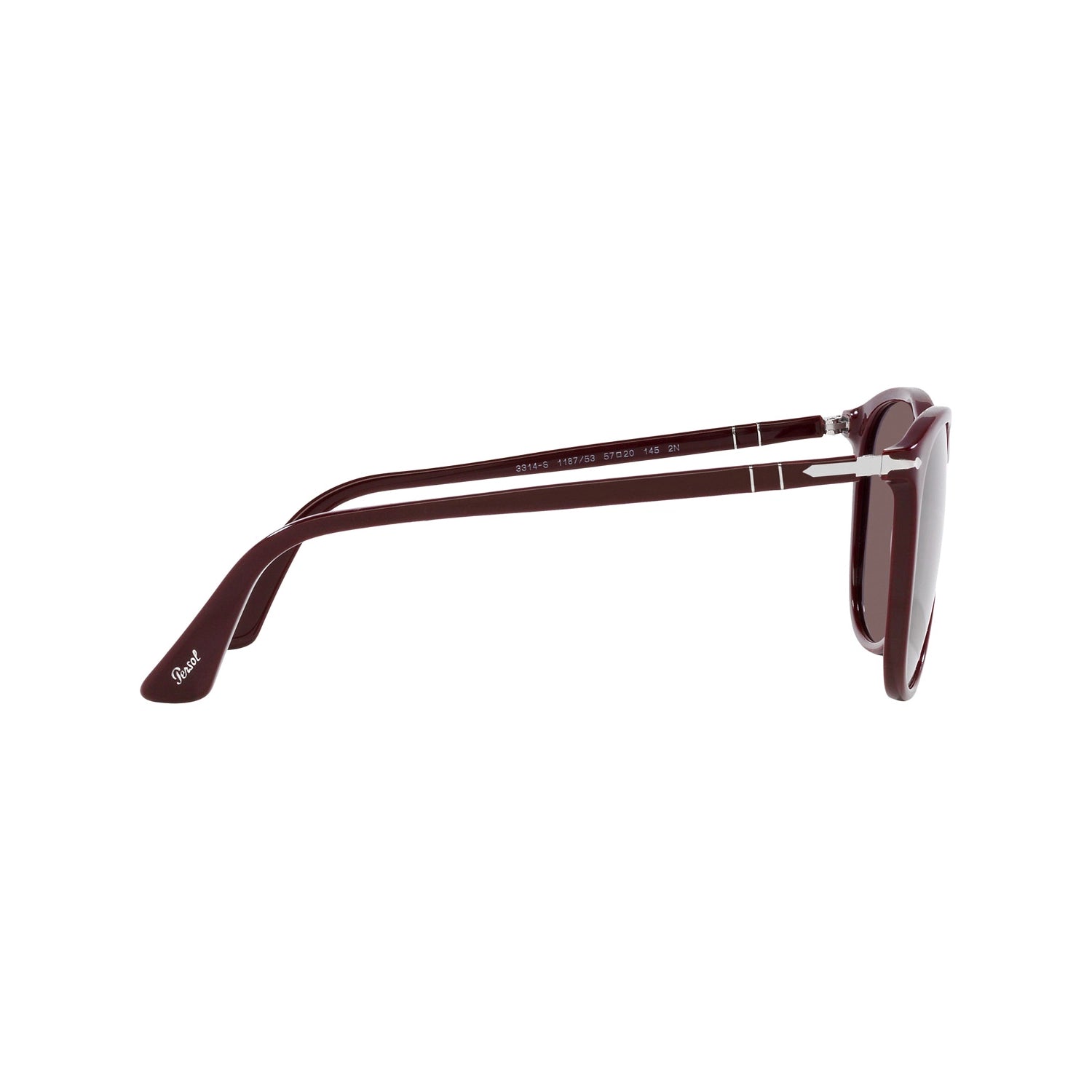 Persol™ PO3314S 118753 57 - Borgonha Sólido Profundo