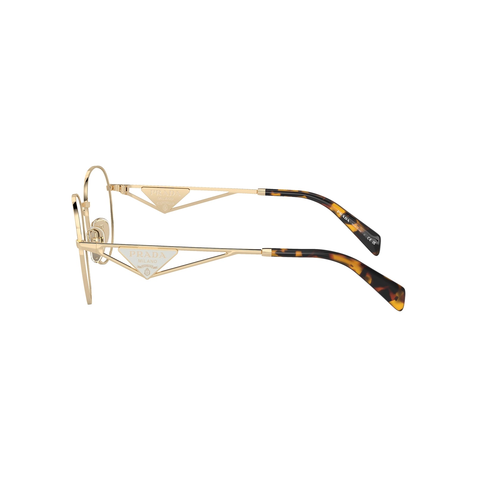 Prada PR A50V ZVN1O1 52 - Ouro Pálido
