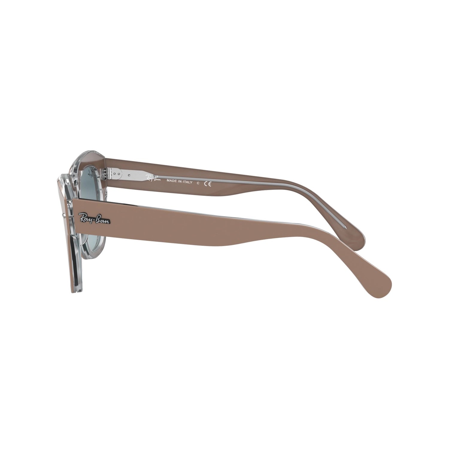 Ray-Ban™ State Street RB2186 12973M 49 - Bege Sobre Transparente