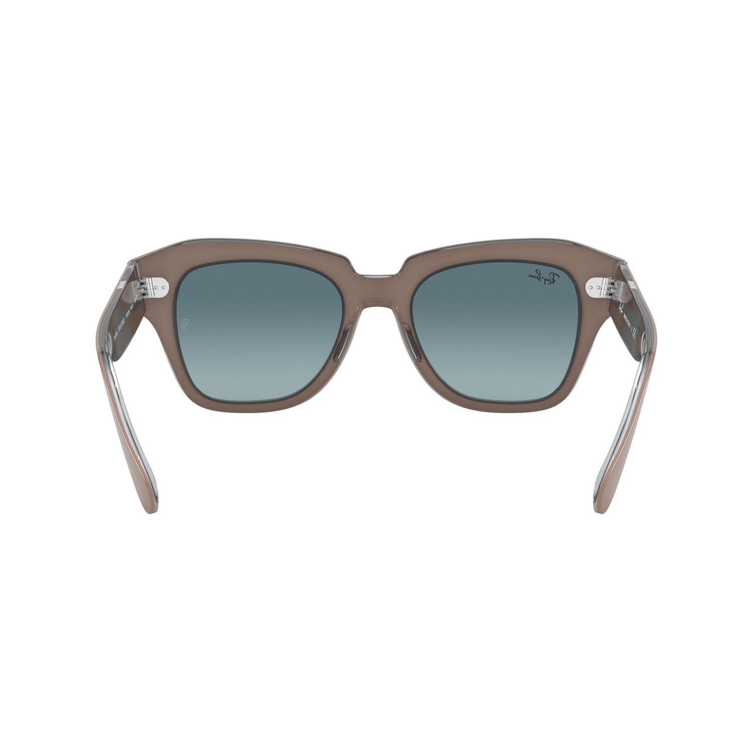 Ray-Ban™ State Street RB2186 12973M 49 - Bege Sobre Transparente